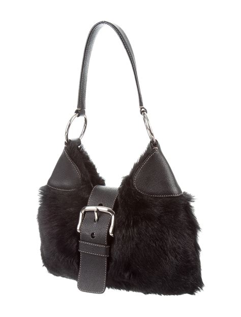 prada bag furry|prada wicker handbags.